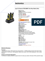 Motorola MH230R 23-Mile Range 22-Channel FRS/GMRS Two-Way Radio (Pair)