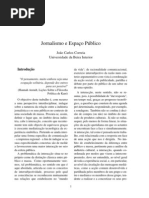 Jornalismo e Espaço Público -J.C.Correia