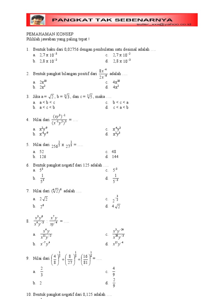 Pangkat Tak Sebenarnya