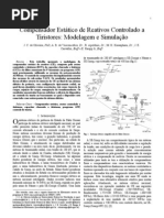 Compensador Estático de Reativos Controlado a Tiristores Modelagem e Simulação