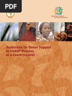 Download Guidelines for Donor Support to CAADP Process at a Country-Level by Global Donor Platform for Rural Development SN112590844 doc pdf