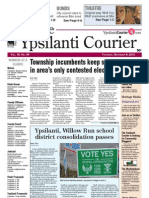 Ypsilanti Courier Front Page Nov. 8, 2012