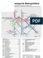 Mapa Da Rede Metro