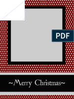Meery Christmas Polka Dot Santa Card