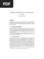 Pricing Model For A Credit-Linked Note On A CDX Tranche