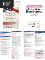 Download The Iraq War in Retrospect Program by Tony Palmeri SN112642344 doc pdf