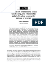 Attachment Orientations, Sexual Functioning, and Relationship Satisfaction in A Community Sample of Women