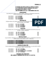 Sedes Dtto 35 01 de Octubre 12 Al 15 de Enero 13