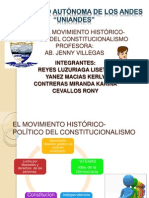 El Movimiento Histórico-Político Del Constitucionalismo