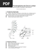 Avaliação da Coluna Lombar
