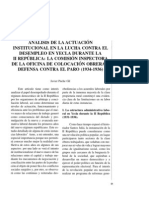 Análisis de la actuación institucional en la lucha contra el desempleo en Yecla durante la II República