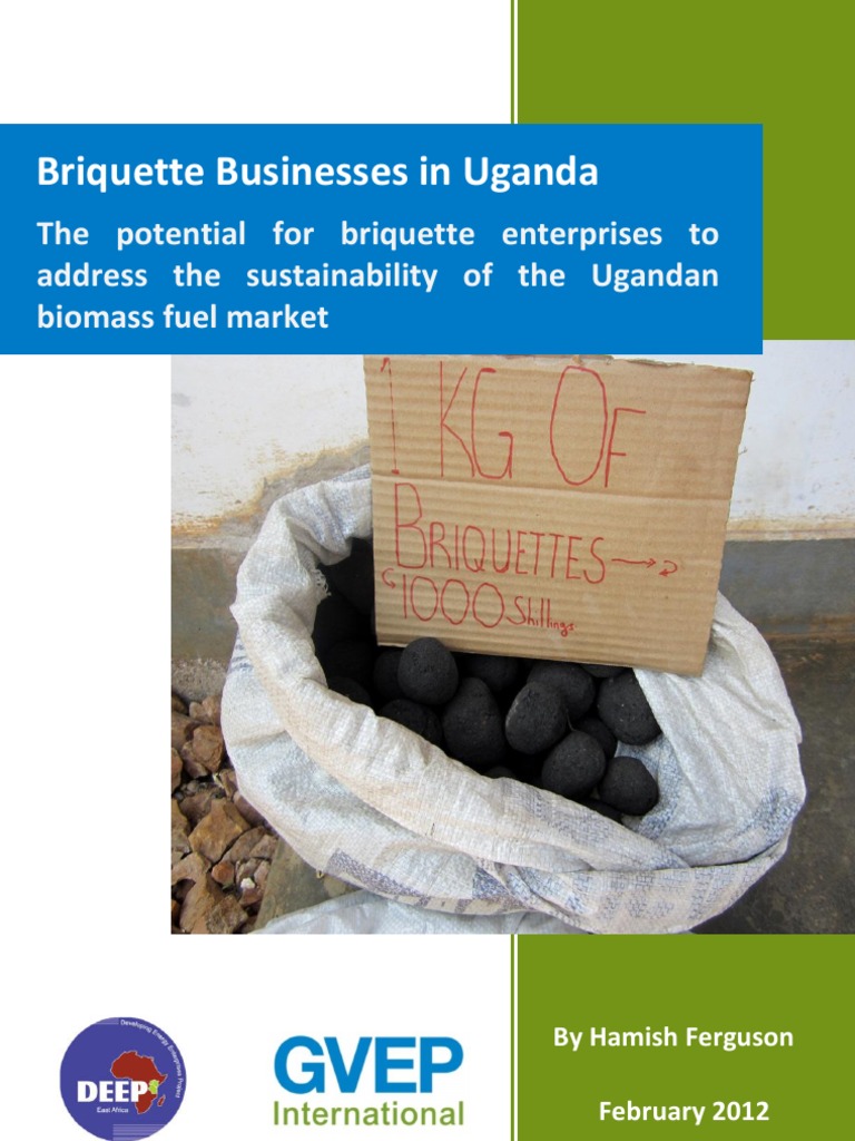 Briquette Businesses in Uganda PDF Biomass Charcoal