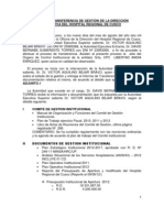 Acta de Transferencia de Gestión