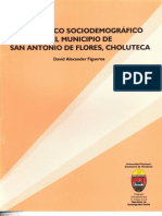 Diagnóstico Sociodemográfico Del Municipio de San Antonio de Flores, Choluteca, Honduras