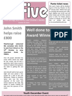 Well Done To PDDCS Award Winners: John Smith Helps Raise 800