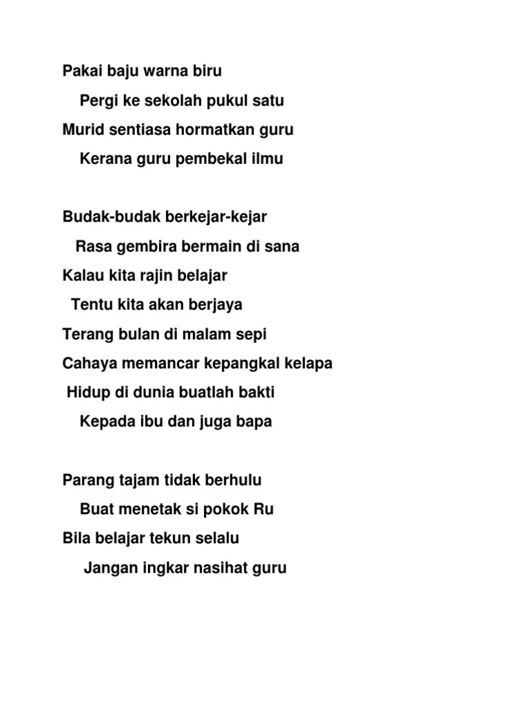 Pantun 4 Kerat Pdf