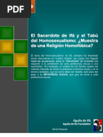 El Sacerdote de Ifá y el Tabú del Homosexualismo