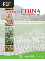 Download Cereals in China by International Maize and Wheat Improvement Center SN112733510 doc pdf
