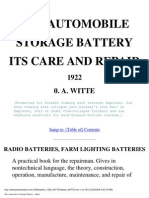 Rebuilding Lead Acid Batteries 1922 Witte 2008