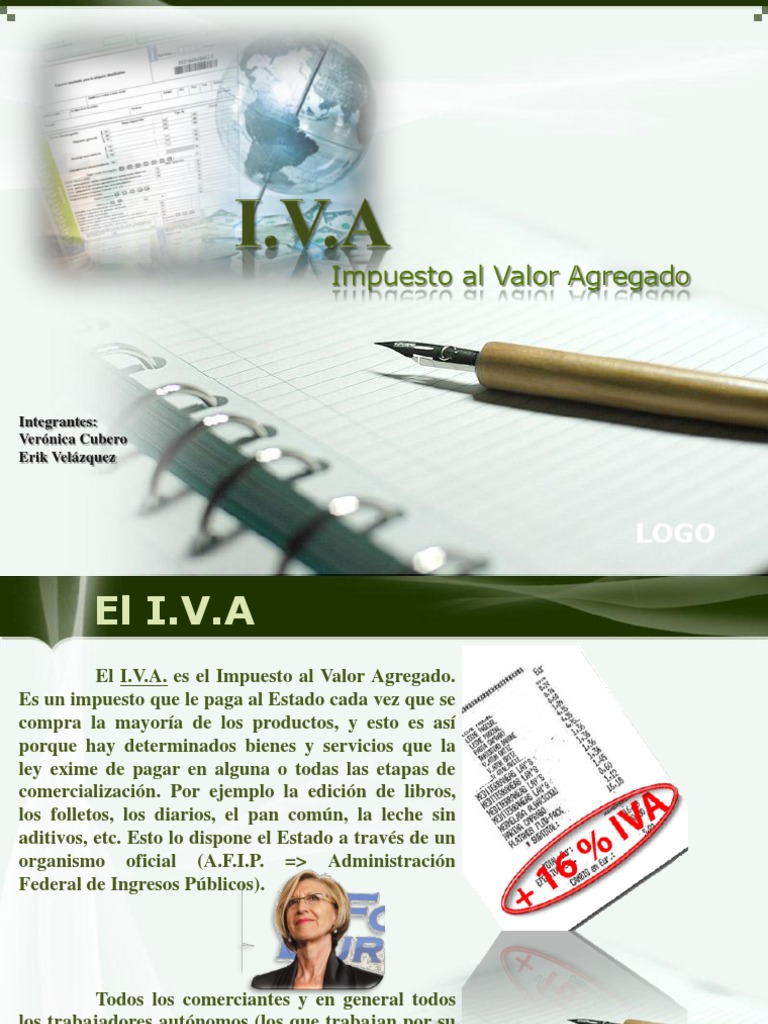Características del Impuesto al Valor Agregado | PDF | Tarjeta de ...