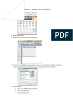 Praktikum 12: Membuat Form Di Visual Basic