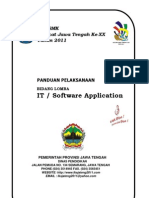 Pedoman Pelaksanaan LKS IT Software Application Jateng 2011