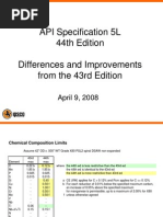 Tom Lawrence API 5l 43rd Vs 44th Differences