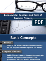 Fundamental Concepts and Tools of Business Finance