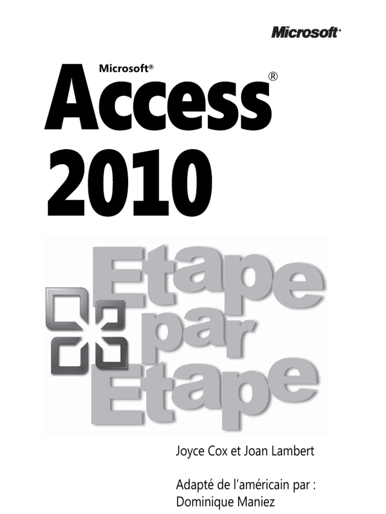 Access 2010 Etape Par Etape | PDF | Microsoft Access | Microsoft