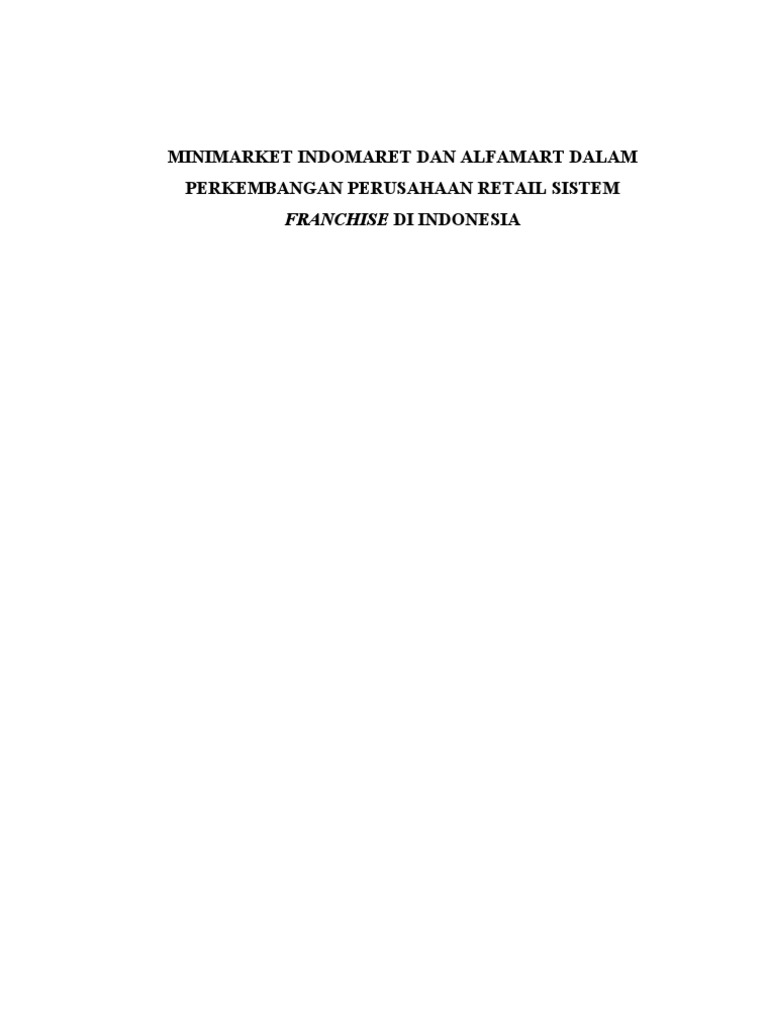Makalah Franchise
