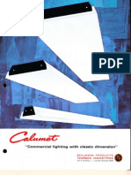 Benjamin Lighting Calumet Fluorescent Brochure 1972