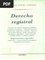 Derecho Registral - Américo Atilio Cornejo