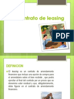 Contrato de Leasing y Joint Venture