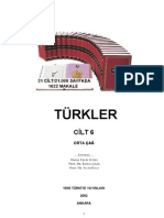 Türkler-Cilt-06 Orta Çağ (TÜRK TARiHi ÜZERiNE ÇALışMALAR VE GENEL DEĞERLENDiRMELER)