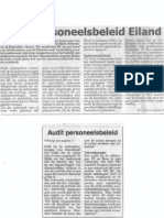 Audit Personeelsbeleid Eiland