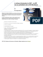 Cgt-cci-Aquitaine.blogspot.fr-le Rseau Consulaire Refuse Dentendre La CGT Le RP Demande Une Entrevue Au Prsident de La CCI Bordeau