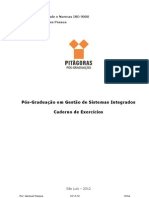 Caderno de atividades da disciplina Qualidade e Normas ISO 9000