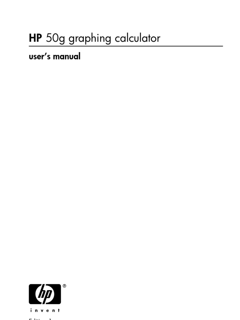HP 50g Manual PDF Polynomial Matrix (Mathematics)
