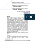 Aspectos Socioambientais e Vetores Da Doença Chagas em Assentamentos de Reforma Agrária No Município de Uberlândia MG Brasil