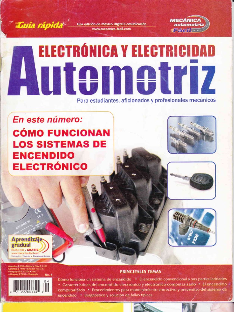 Electronica y Electricidad Automotriz - 4 - Como Funcionan Los Sistemas de  Encendido Electronico