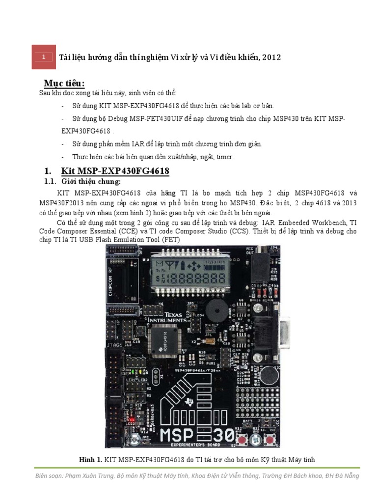 Lab MSP430 2012 | PDF