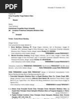 Surat Permohonan Pencabutan Laporan Polisi