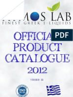 ATMOS LAB 'S OFFICIAL PRODUCT CATALOGUE 2012 ENGLISH