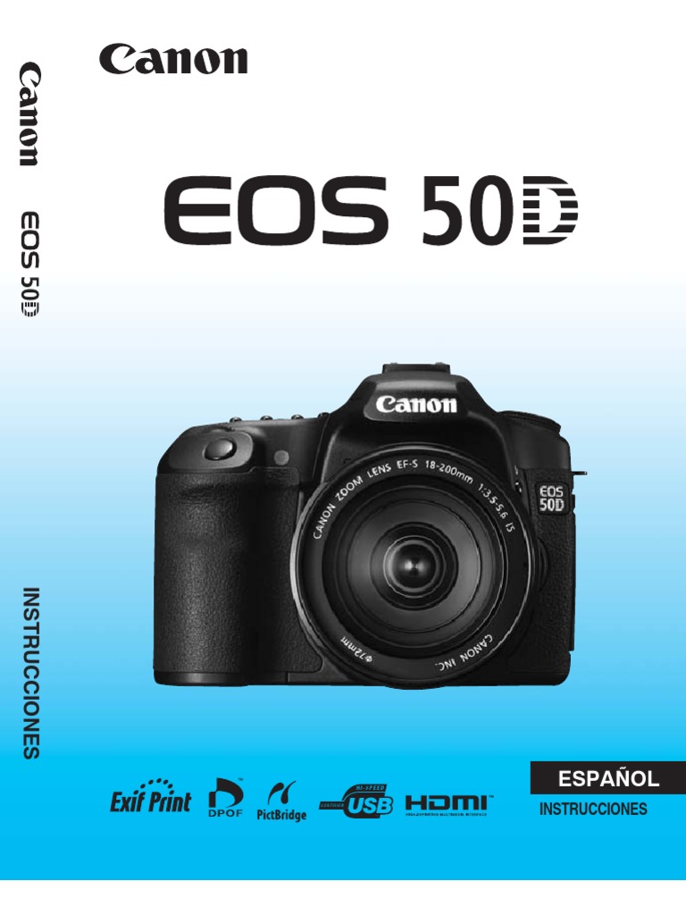 Canon 50D Manual PDF Batería (electricidad) Fotografía aérea