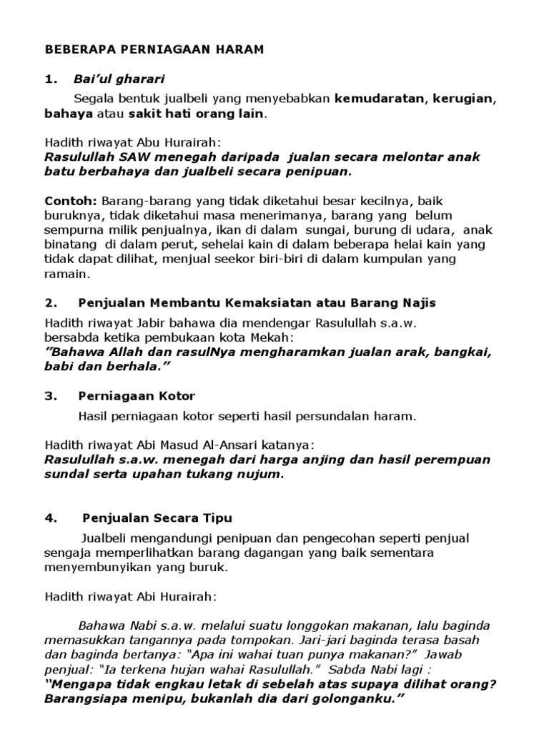 B 03 Perniagaan Haram Pdf