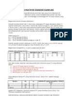 Contoh Kasus Stratified Random Sampling