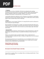 Download Donald Trump Leadership by Ida Zigs Zizo SN112863597 doc pdf