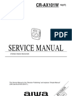 Service Manual: CR-AX101W