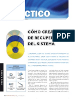 Cómo Crear CD de Recuperación Del Sistema