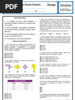 simulado saresp 2012